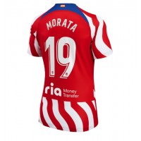 Atletico Madrid Alvaro Morata #19 Hjemmebanetrøje Dame 2022-23 Kortærmet